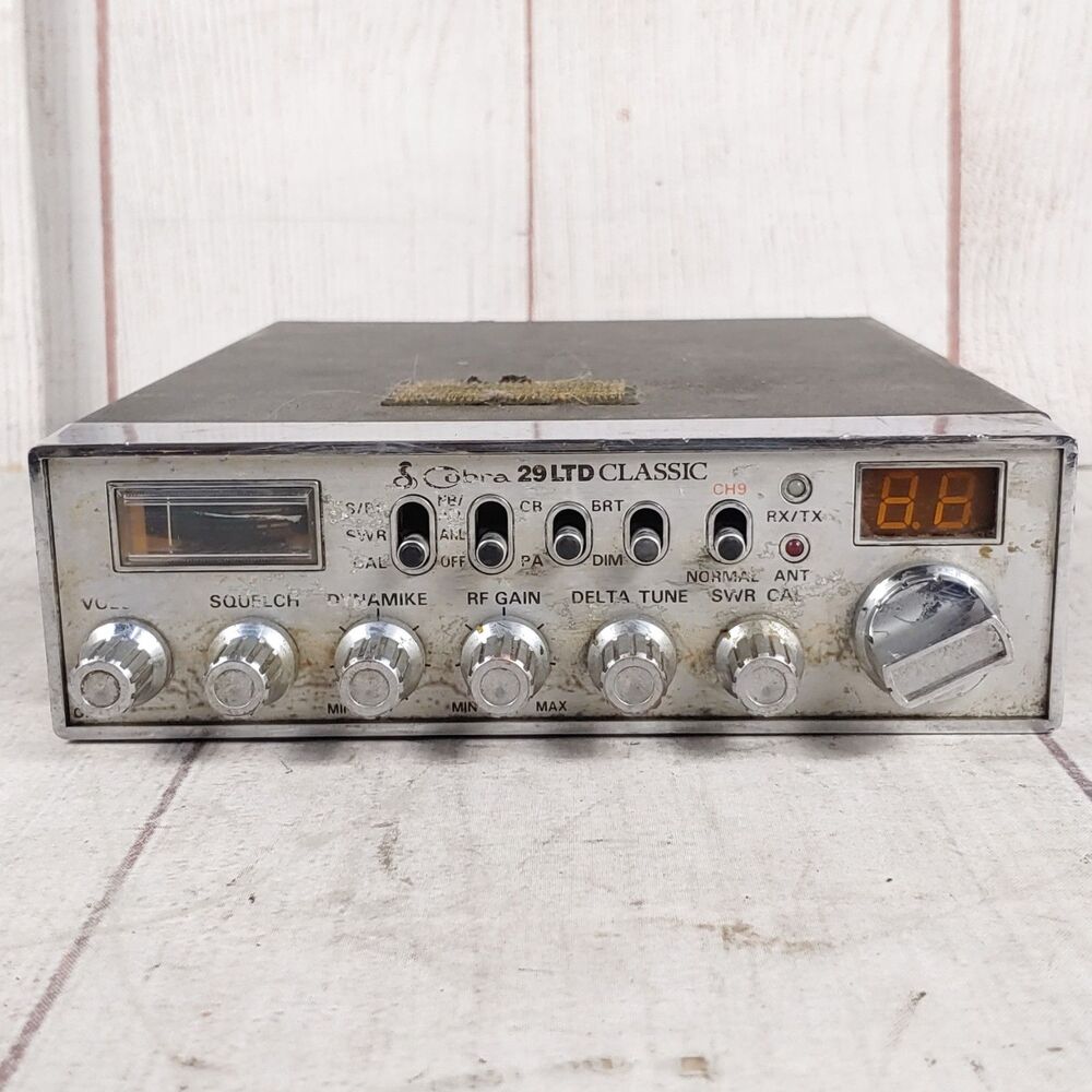 UNTESTED - Cobra 29 LTD Classic AM/FM Professional CB Radio (CCBP29LT01) - PARTS